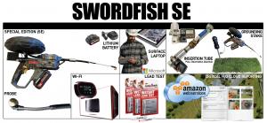 SWORDFISH and SWORDFISH SE come fully configured and field-ready, including all supporting equipment, parts, lithium battery & charger, and cloud licensing.