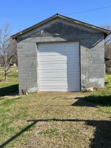 Newly installed garage door