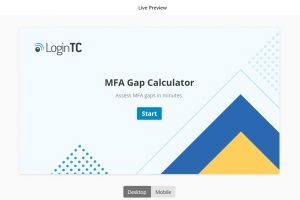 mfa gap calculator risk assessment