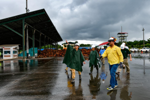 US ambassador visited lead agroindustrial operations in Ucayali. Source: Twitter.