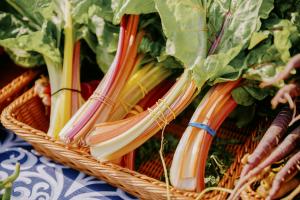 Produce at Green City Market, a beneficiary of "Chicago Chefs Cook for Ina’s 80th Birthday Bash".