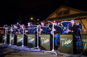 Folsom High School Jazz Band performs on the Zittel Stage in Historic Folsom.