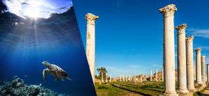 North Cyprus offers beautiful nature and a rich history which can be seen on many places