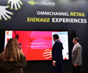 eyefactive presents Smart Signage Application at EuroShop 2023