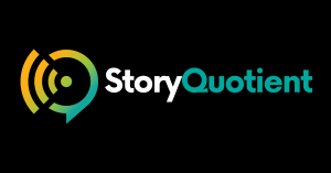 Logo for StoryQuotient, the New AI-Powered, Engagement Optimization Tool