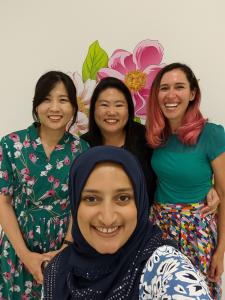 Some of the ladies of Altenew Leadership Team, all-smiles during the company's August 2022 Retreat