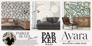 Ayara’s debut collection with PAR KER made consists of 5 wallpaper designs in multiple distinctive colorways.