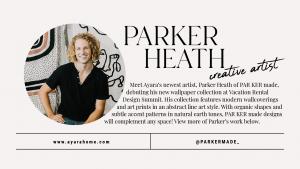 Parker Heath, is the first ever male artist joining Ayara's Artist Team which includes twenty illustrators and pattern designers from around the world.