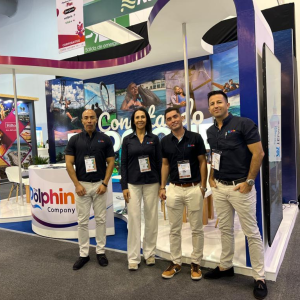 the dolphin company team at the tianguis turistico