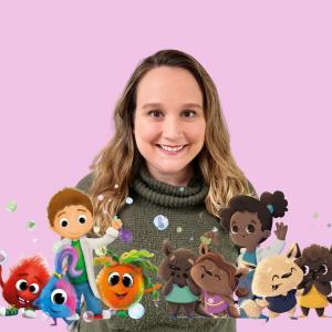 Brittany Plumeri and her book characters