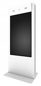 Large freestanding Streamline kiosk