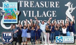 Celebration of the Sea Foundation founder, chairman and CEO Patxi Pastor is joined by students and staff at Treasure Village Montessori to announce the Ocean Heroes international interactive educational and conservation exchange program