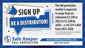 Sign Up to be a Safe Keeper Fall Protection Distributor