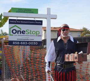 OneStop ADU Pirate with sign