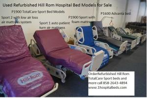 Used and Refurbished Hill Rom and Stryker hospital beds