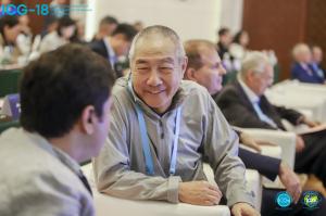 Wang Jian, cofundador y presidente de BGI Group, en la ceremonia de apertura.