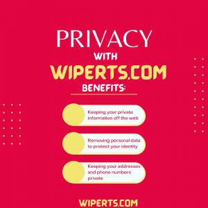 Image emphasizing the advantages of subscribing to Wiperts.com, highlighting the company's commitment to safeguarding users' online privacy and security.
