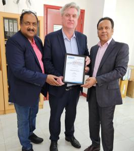 Representatives from Sepura and Waleed agree their new arrangement