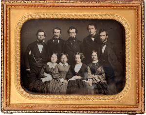 One of three daguerreotype and ambrotype photographs in their original cases of the D. O. Mills family, thought to be taken by San Francisco photographer Robert Vance (est. $2,000-$20,000).