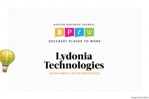 Lydonia Technologies - Intelligent Automation Solutions Provider Named to Boston Business Journal Best Places to Work 2023