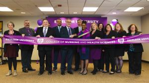 College of Nursing and Health Sciences ribbon cutting photo