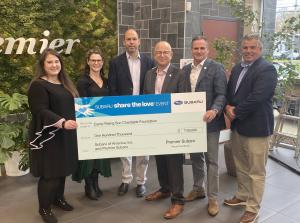 Premier Subaru Branford Check Presentation - Donates $100K to Camp Rising Sun