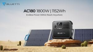 BLUETTI AC180 1800W - 1152Wh Endless Power Within Reach Anywhere