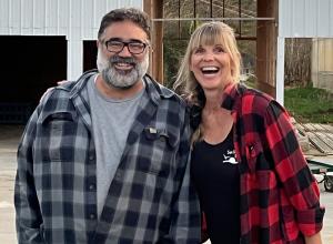 Michael Richard of Glenmary Farms and Linda Fritz of Sun Sugar Farms' Sustainable Produce Containers