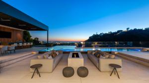 Multi-level outdoor living & entertaining areas with 2 pools