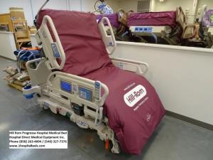 The Hill Rom P7500 Progressa bed in a chair position.