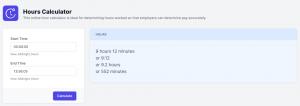 Hours Calculator