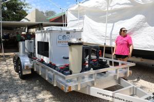 The CRF Coral Bus is a trailer system for moving corals to their new home that replicates conditions in the wild