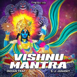 Colorful imagery of Hindu Lord Vishnu