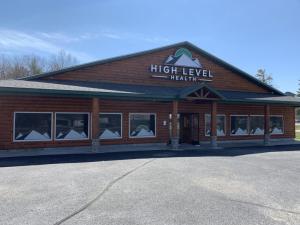 Store front High Level Health Weed Dispensary Bay City