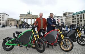 eROCKIT bike motorbike motorcycle innovation Berlin Branndenburg Gate