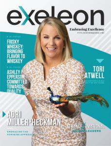 Exeleon Magazine Cover Page of Adri Miller-Heckman