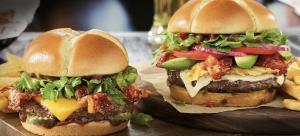Red Robin mouth-watering Smoke & Pepper Burger with Madlove Burger for May Burger Month celebration.