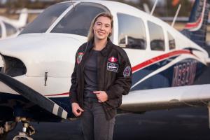 Jessup Aviation student