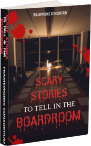 a picture of the book Scary Stories to Tell in the Boardroom