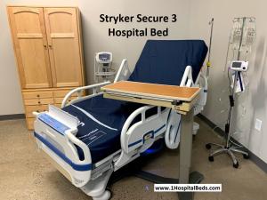 Stryker Secure 3 hospital bed model sold used-refurbished for home use