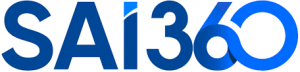 Blue SAI360 logo