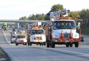 With the ARCOS solution, utilities can rapidly activate line crews like these for restoration work.