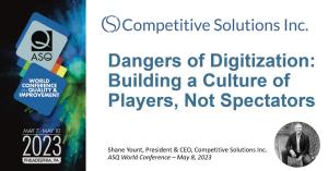 Competitive Solutions Inc. to Showcase Innovative Quality Solutions at the 2023 ASQ World Conference on Quality and Improvement