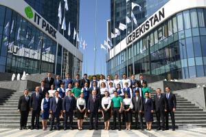 President of Uzbekistan Shavkat Mirziyoyev visited new buildings built in the Technological Park of Software Products and Information Technologies