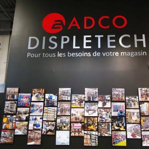 Distributor of commercial displays, fixtures, shelving, FOR retail