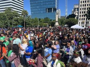 Approximately 1,700 seniors attended the rally at the South Carolina State House.