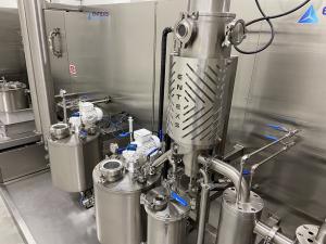 ENTEXS MINI 3 ethanol extraction system upon installation and factory acceptance at Southern Crop cGMP facility