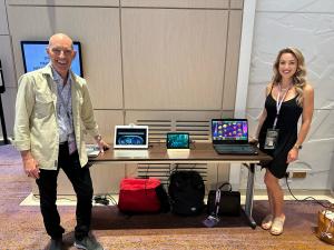 Dan Mapes and Dr Sarah Manski at the MEWS event in Monaco