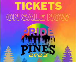 PS HomeBoys Presents Pride Under the Pines taking place on Saturday, October 7, 2023 in Idyllwild, CA.