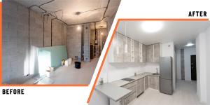 Before and After Kitchen Remodel in Seattle, WA